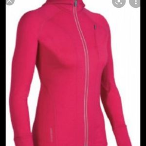 W's M Icebreaker GT 260 Merino Wool Hoody Pink